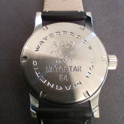 Arly Natostar 1954 new Swiss collectible wristwatch