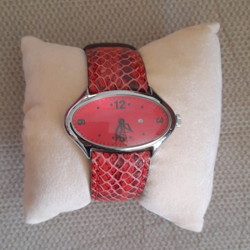 Staurino women's wristwatch new with leather strap and sapphire crystal
