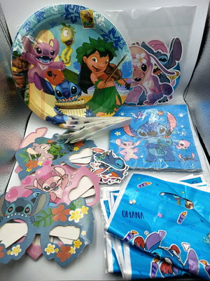 Lilo and Stitch Disney birthday party set new, 134 pieces