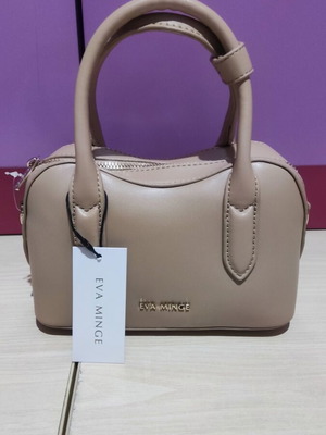 Eva Minge beige handbag new