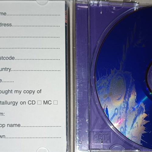 Metallurgy Metal CD used with rare exclusive tracks and booklet