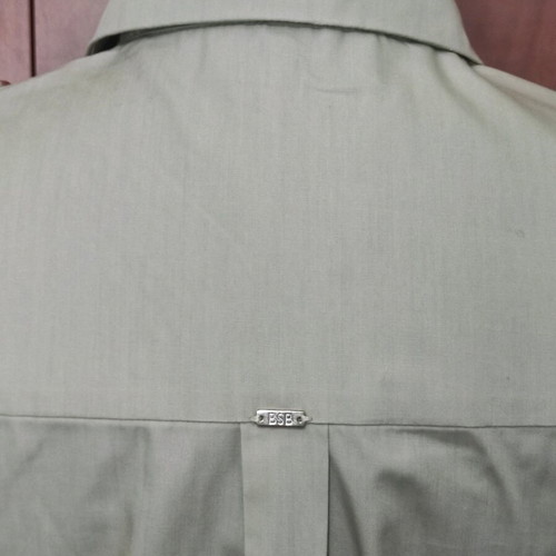 BSB Sleeveless Safari Shirt with Knot like new, beige