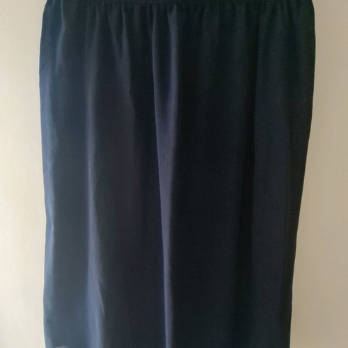 Vintage semi-transparent skirt used, St. Michael wrap, blue, size XXXL