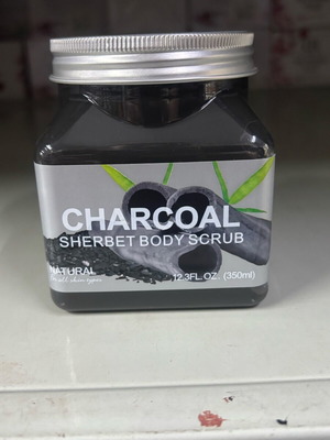 Body Scrub new with charcoal 350ml