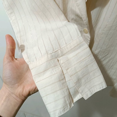 MNG Wrap Shirt Like New, Beige, Size S