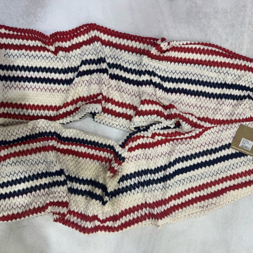 SugarFree semi-transparent knitted pants new, beige and red, size S
