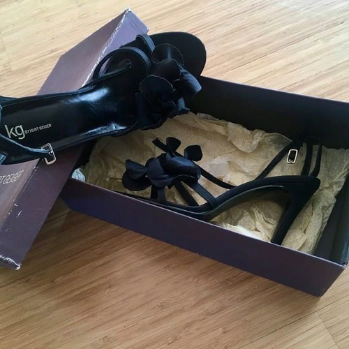 Kurt Geiger black sandals like new, size 37