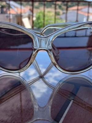 Med Y2K sunglasses like new, gray