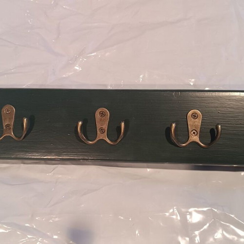 Handmade wooden coat rack 50 cm for home entrance and halls