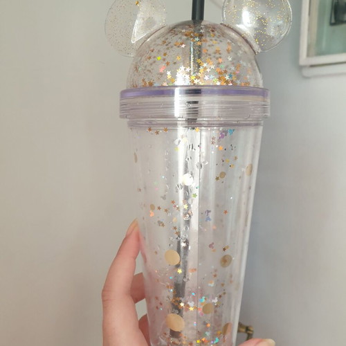 Mickey collectible water bottle like new, 500 ml, dishwasher safe