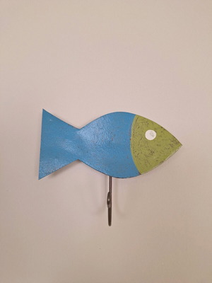 Κρεμάστρα κλειδοθήκη μεταλλική 15 cm