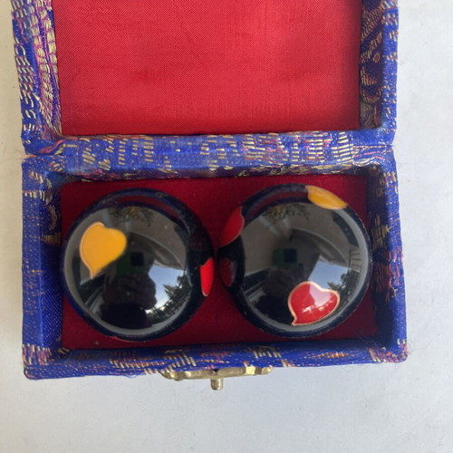 Baoding Chinese Health Balls set used for stress relief