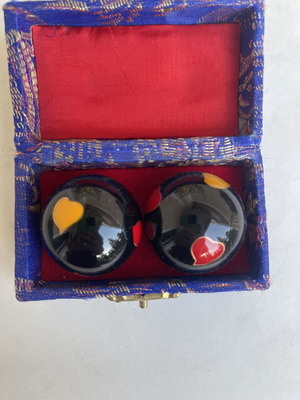 Baoding Chinese Health Balls set used for stress relief