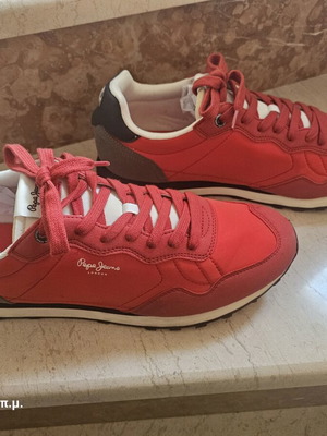 Pepe Jeans Natch Male PMS30945 Red Athletic Shoes new, size 45