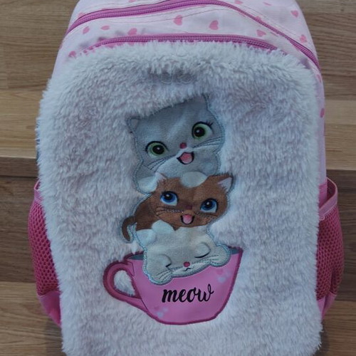 Toddler bag cat design for girls Polo like new