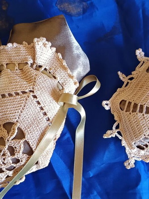 Set of two handmade sachets for drawer freshening new