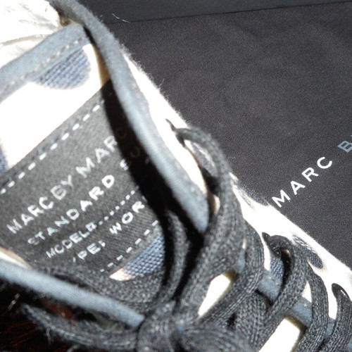 Marc Jacobs sneakers sport style new, size 37, black and white