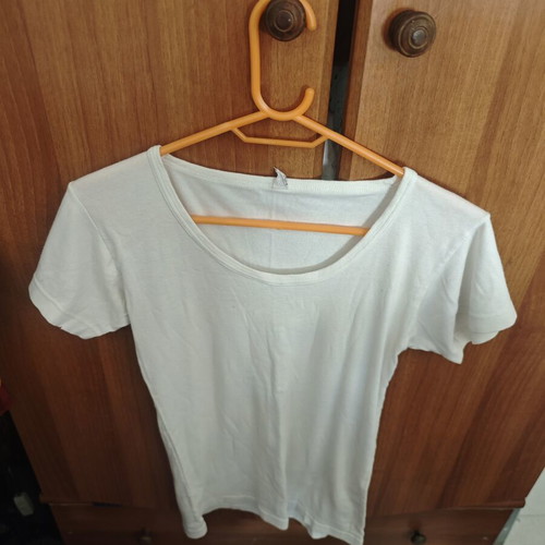Men's Cotton T-shirt 100% L like new, black and white