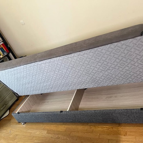 Sofa bed three-seater like new with storage space