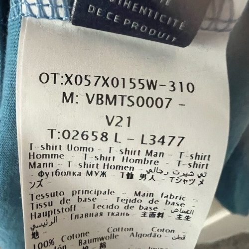 Vilebrequin St Tropez T-Shirt Men New, Size XL, Turquoise