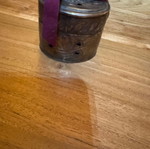 Metal container aromatic vintage lantern used