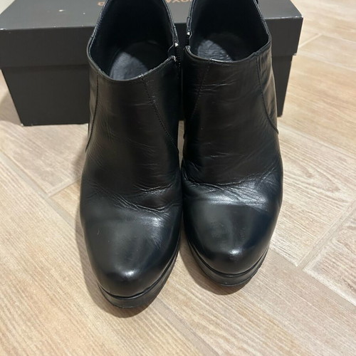 Tamaris Black Ankle Boots Used Size 38
