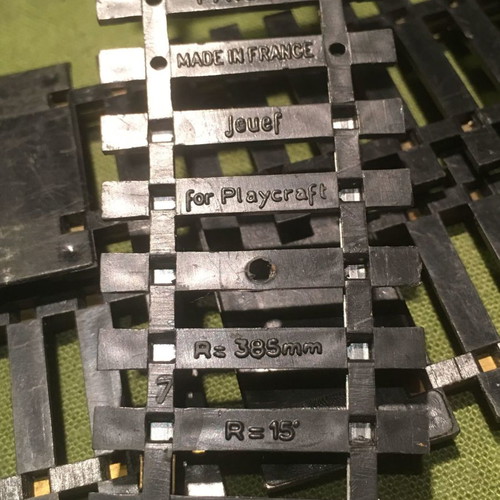 Jouef curved rails HO scale 1/87 used, set of 25 pieces