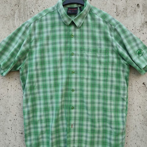 Mammut men's summer hiking shirt size L used, quick-dry fabric