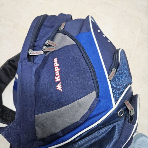 Kappa sports backpack like new, blue, multiple compartments