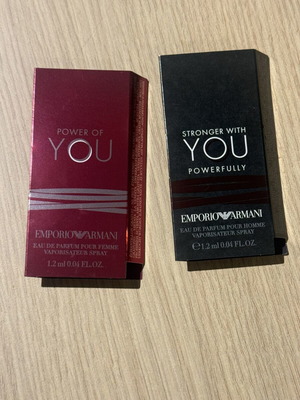 Emporio Armani Power of You και Stronger With You δείγματα αρώματος, σετ 2