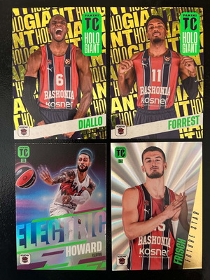 Panini Top Class EuroLeague 2025-26 collectible 4-card Baskonia set like new