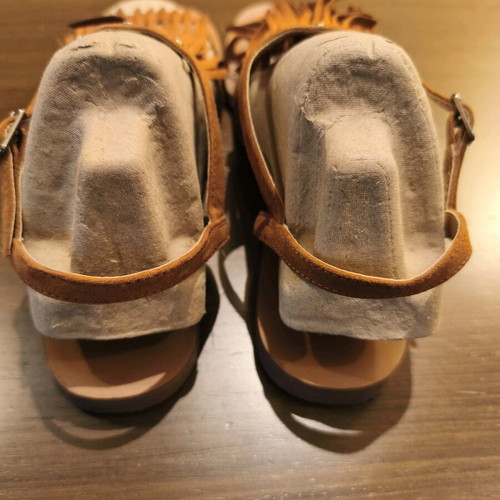 H&M boho style suede sandals size 40 used