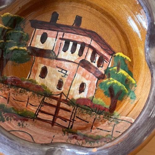 Souvenir ashtrays from Greece and Italy set, new