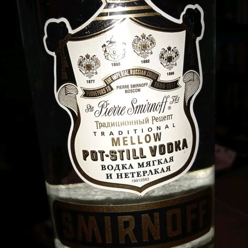 Smirnoff Black Vintage bottle 700ml new, sealed