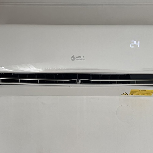 Aqua Thermal Aures 9000 BTU air conditioner, General Electric fridge freezer, Schaub Lorenz stove, Beko washing machine used