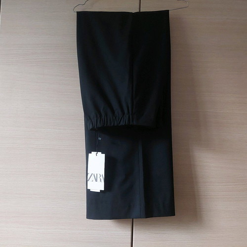 Zara Black Women's Fabric Pants New Size Small