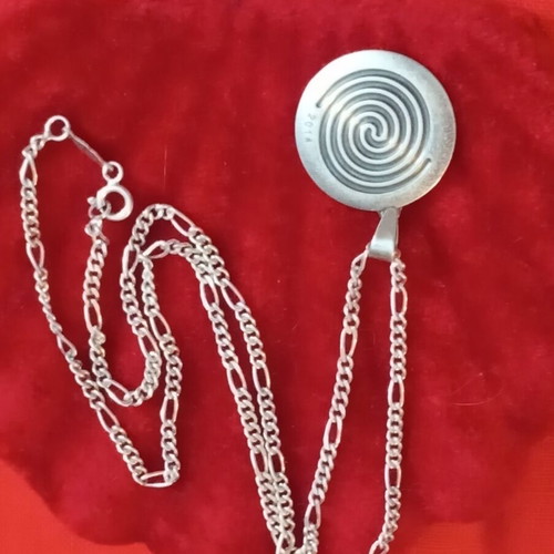 Lalaounis A21 925 silver pendant with classic chain used