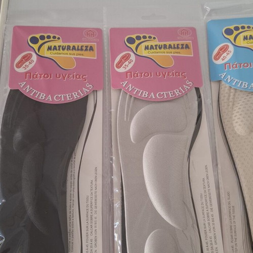 Naturaleza Anatomical Antibacterial Insoles new, cut to size