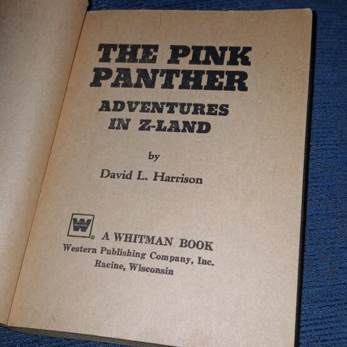 The Pink Panther rare book used, 1970s edition