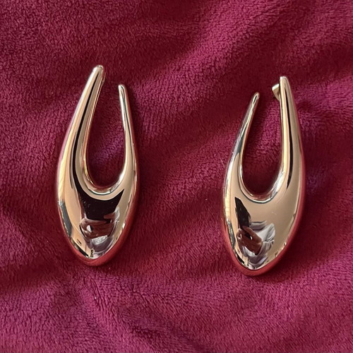 Zara earrings gold-colored