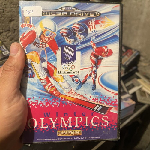 Winter Olympics Sega Mega Drive game like new, CIB
