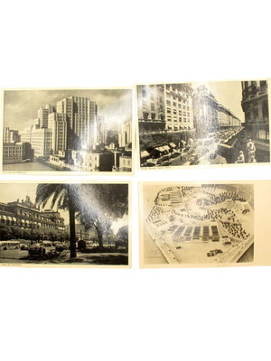 Vintage postcards from Argentina set of 4 like new, 1960s