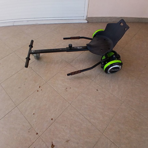 Hoverboard with seat attachment