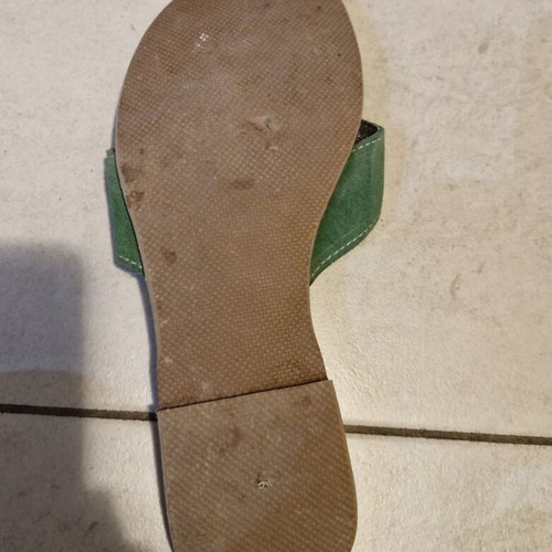Tresor women's sandals used, size 37, green