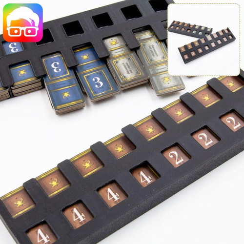 Bone Wars Board Game Organizer 3D Printed for Sleeved Cards