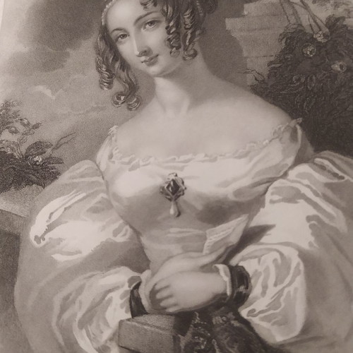 Chalcography 1836 Lesbia used from Byron's minor poems