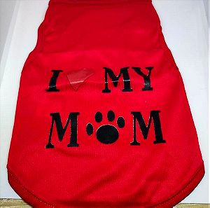 Μπλουζακι Σκυλου - Γατας - I Love My Mom