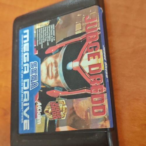 Judge Dredd Sega Mega Drive game used cartridge