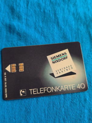 German phone card used