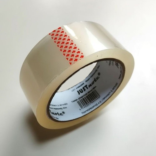 JustNote packing tape 38mm x 66m transparent new